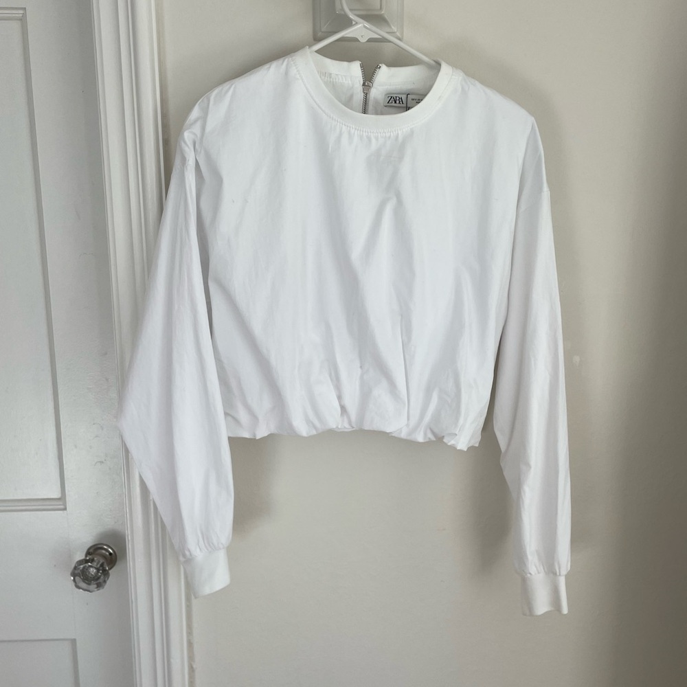 Zara white shirt
